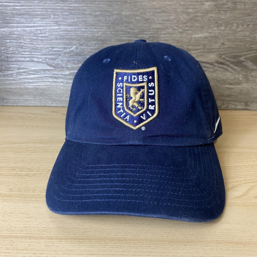 Providence Academy Hat Cap Strap Back Navy Blue Nike Embroidered Mens